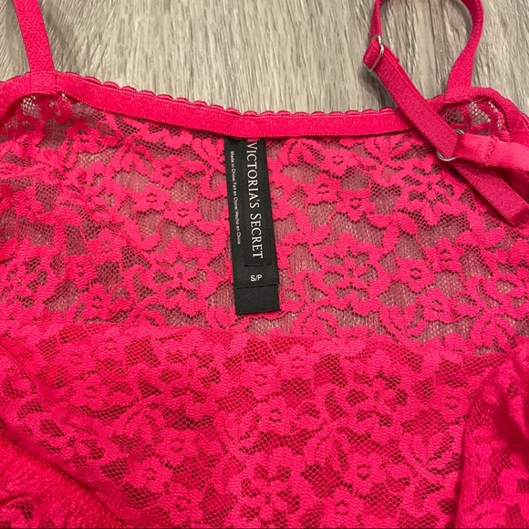 NWOT Victoria’s Secret Pink Lace Chemise - Picture 9 of 12